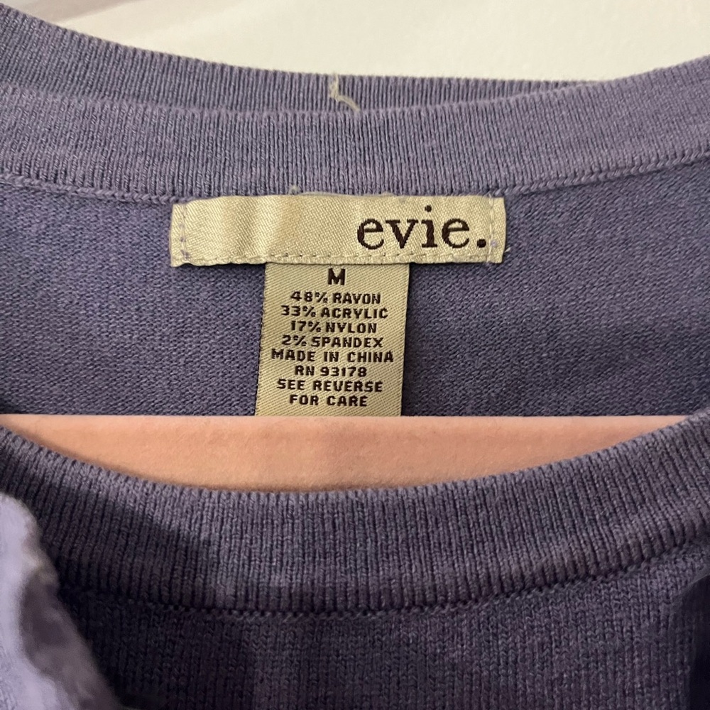 EVIE Lavender Knit Cardigan set - Picture 2 of 3